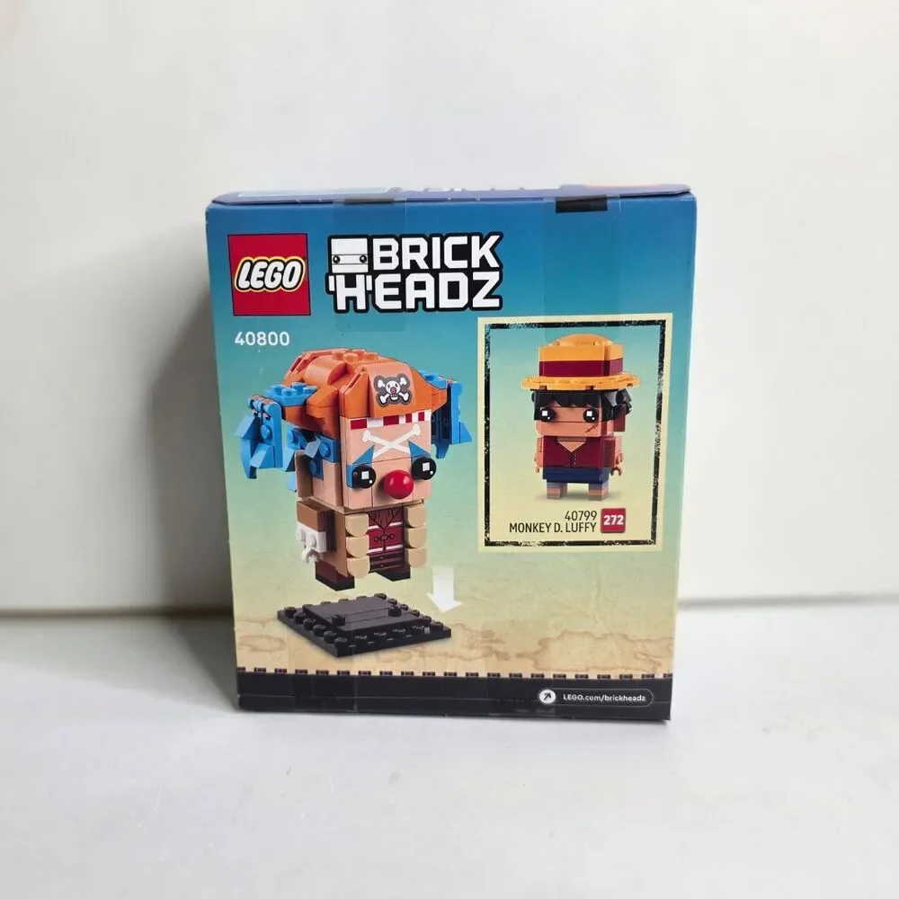 LEGO Brickheadz ONE PIECE Buggy The Clown 40800- 176 pcs - NEW